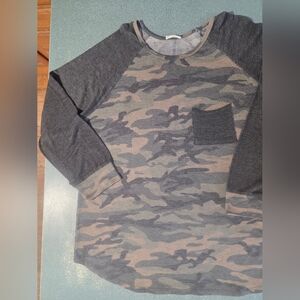 Long Sleeve Camo Shirt By Viamor